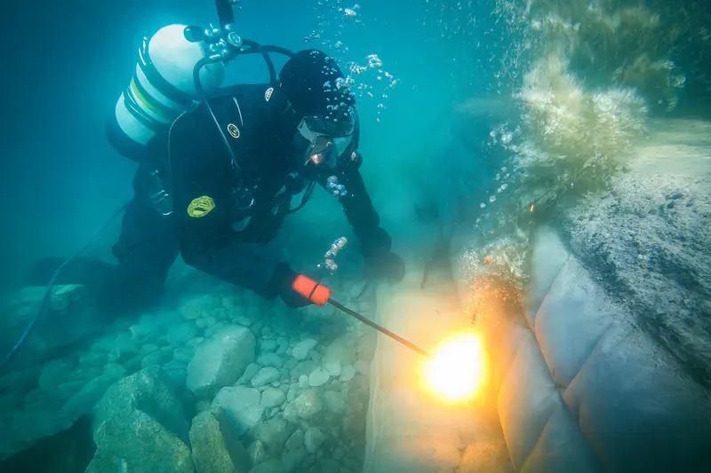 Soudure et découpages sous-marins
