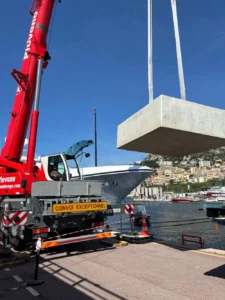 mouillage pour un navire de 60 mètres