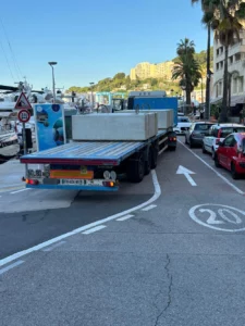 mouillage pour un navire de 60 mètres